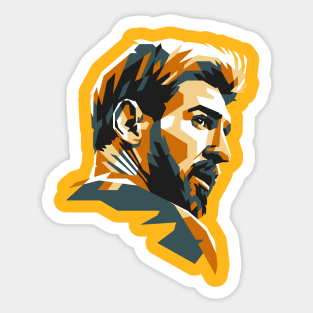 Lionel Messi Vintage Uncurve Sticker